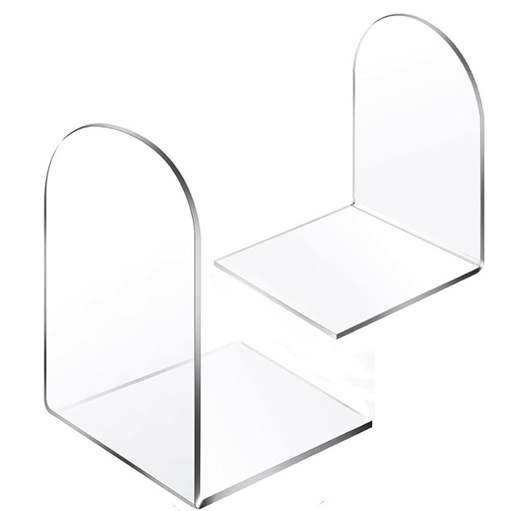 Clear Acrylic Book Stand Holder - Acryl Boekensteunen voor Boekenplanken Boekensteunen Antislip