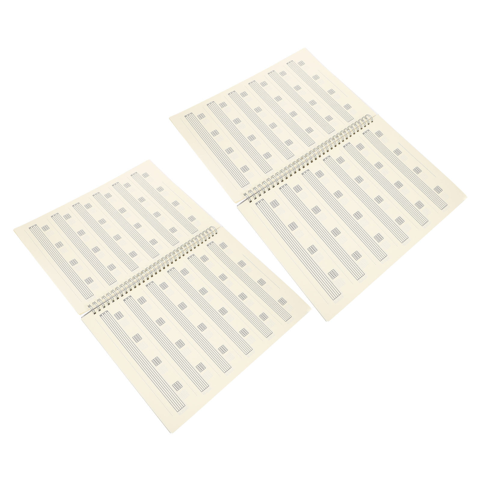 Blank Sheet Music Notebook - 2 stuks 6-snarige gitaar tablature notitieboek
