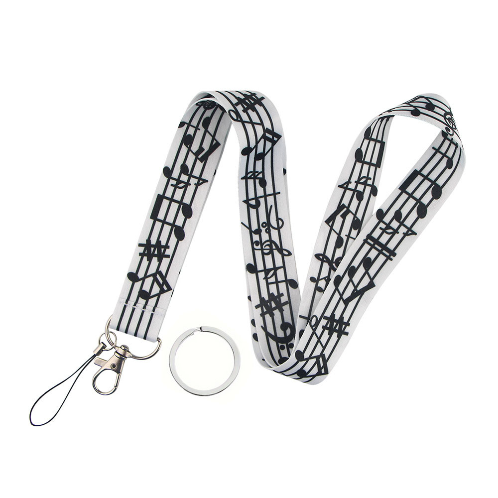 Muzieknoten Lanyards voor sleu - Blank Sheet Music Notebook recensie en prijs