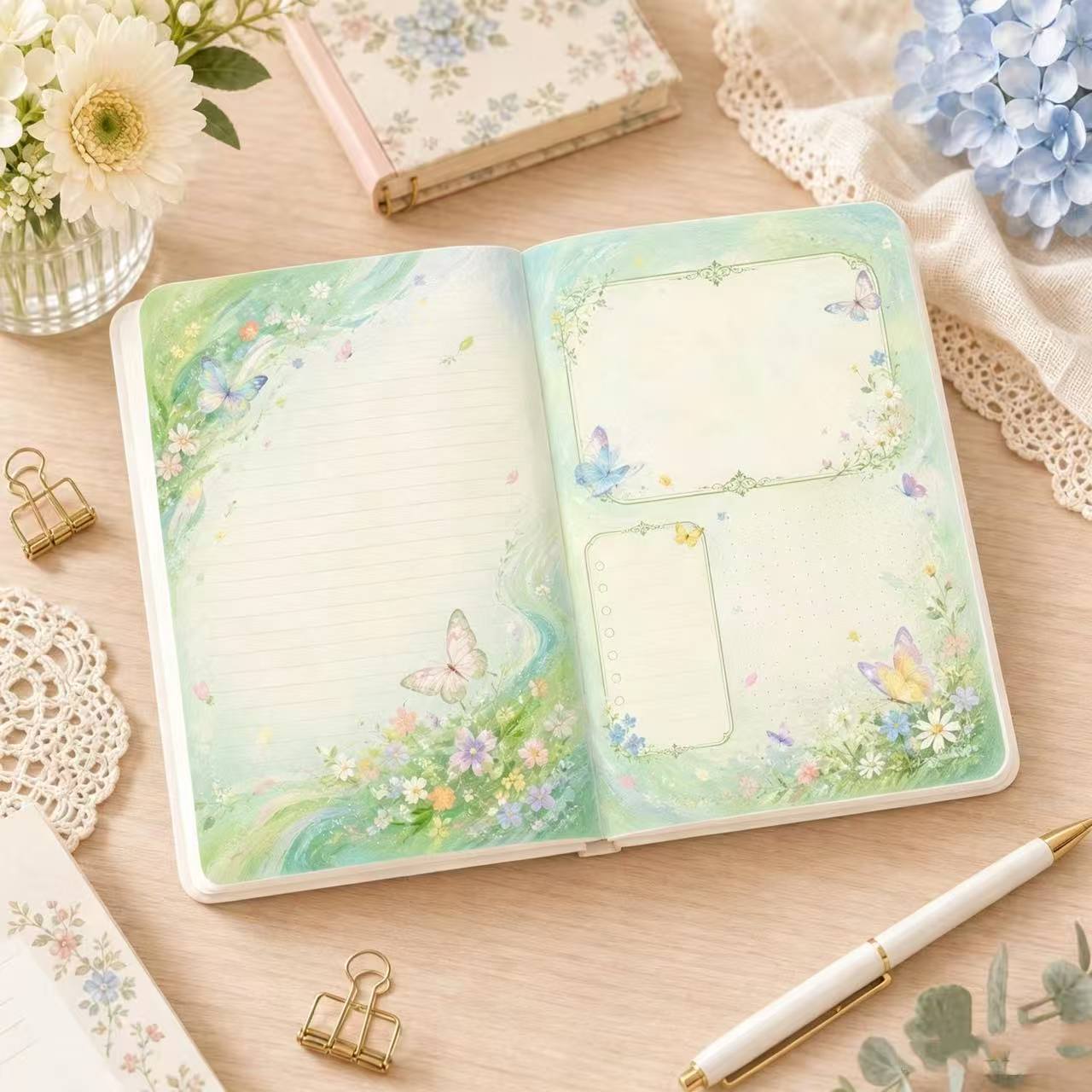 Vintage vlinderleren notitiebo - Vintage Leather Journal Notebook recensie en prijs