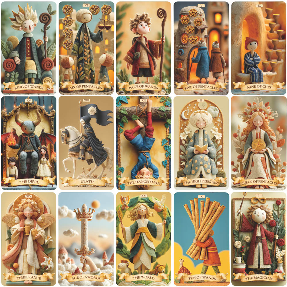 78 Tarotkaarten set, 13x8 cm T - Tarot Deck With Guidebook recensie en prijs