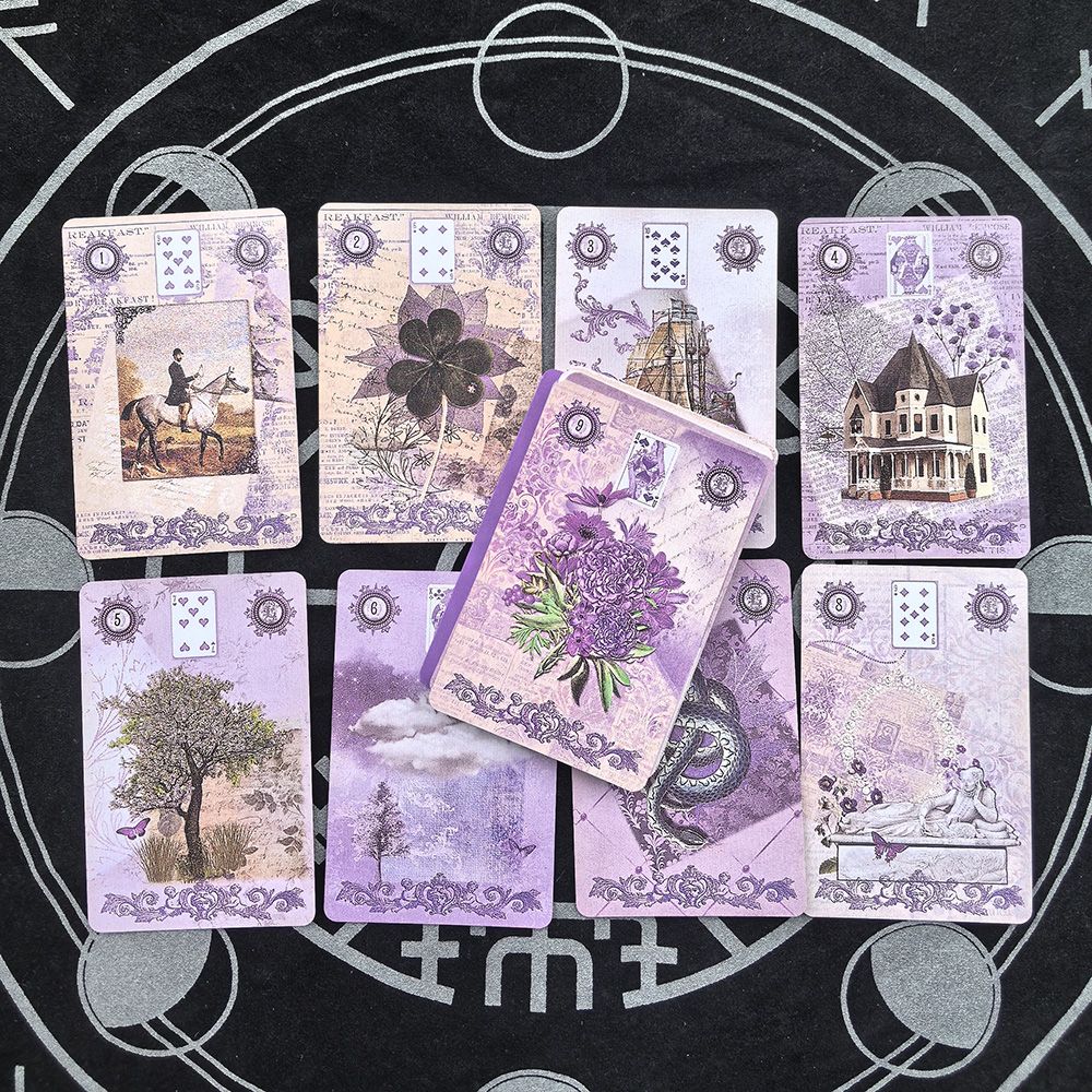 Lavendel Lenormand Deck 9*6cm  - Tarot Deck With Guidebook recensie en prijs