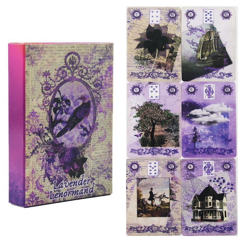 Lavendel Lenormand Deck 9*6cm  - Tarot Deck With Guidebook recensie en prijs
