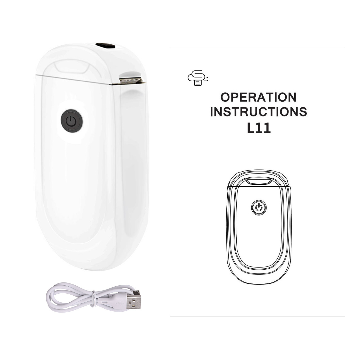 Draadloze Draagbare Label Make - Mini Pocket Thermal Printer Paper Roll recensie en prijs