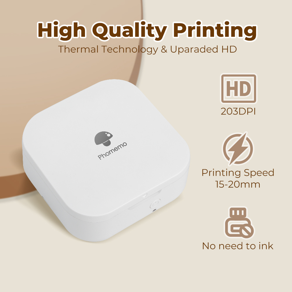 【Nieuw】Phomemo Q30 Mini-labelp - Mini Pocket Thermal Printer Paper Roll recensie en prijs
