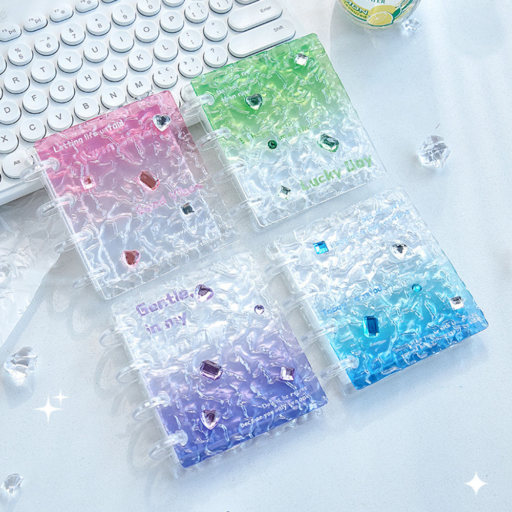 Watergolven Gradiënt Acryl Fot - Kpop Photo Card Binder 3 Inch recensie en prijs