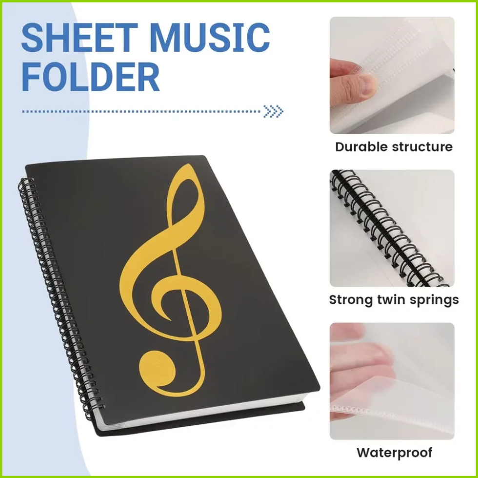 Flexibele 40 pagina's pianomuz - Blank Sheet Music Notebook recensie en prijs