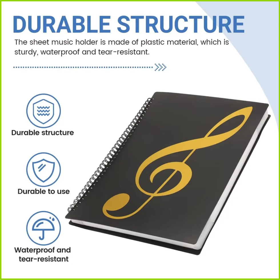 Flexibele 40 pagina's pianomuz - Blank Sheet Music Notebook recensie en prijs